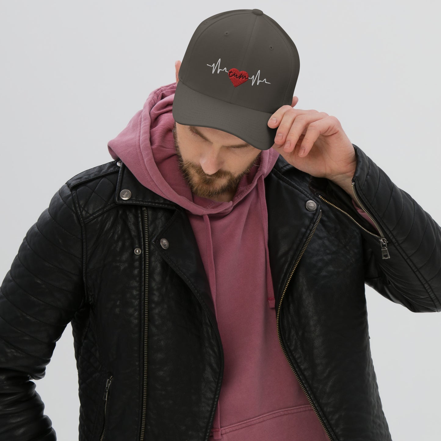 Heartbeat Cum FlexFit Hat