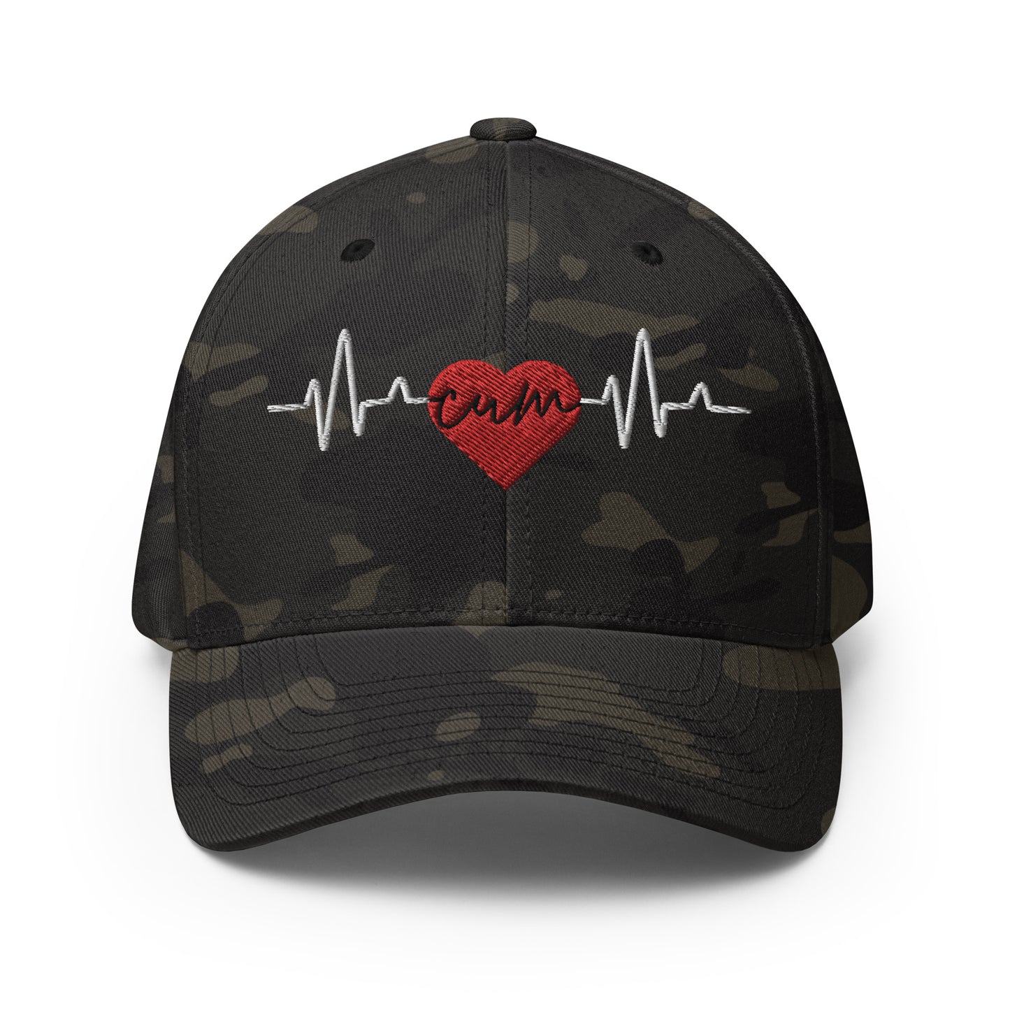 Heartbeat Cum FlexFit Hat