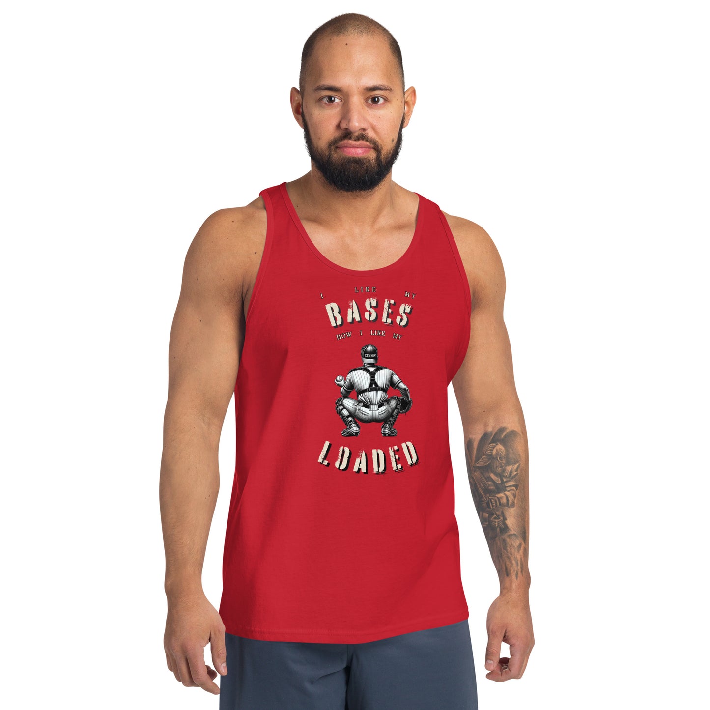 Bases and Catcher Loaded Tank Top
