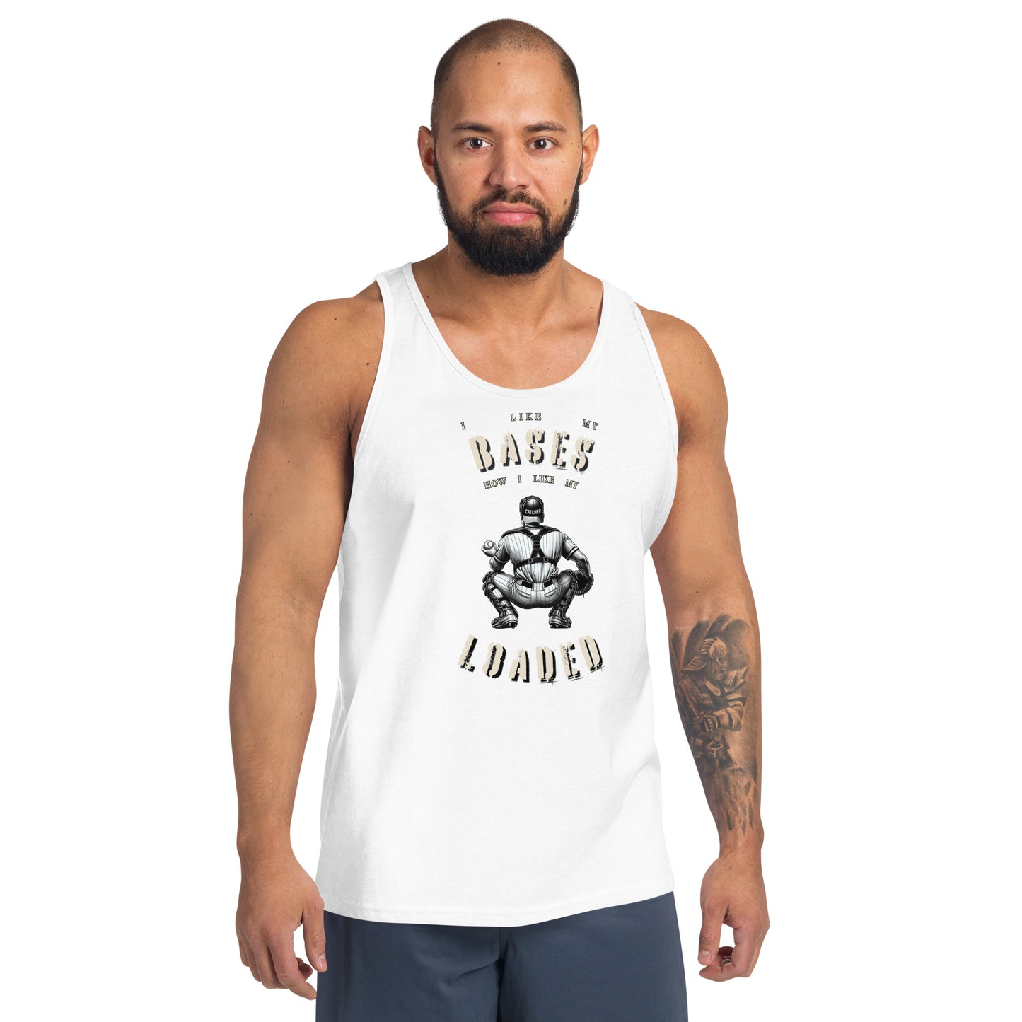 Bases and Catcher Loaded Tank Top