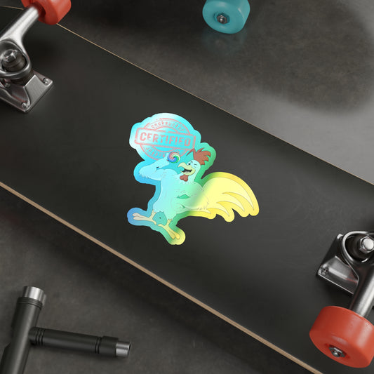 Certified CockSucker Holographic Stickers