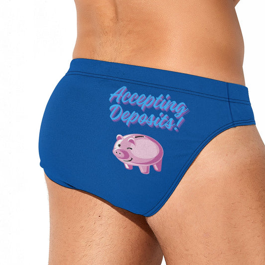 Accepting Deposits Swim Briefs