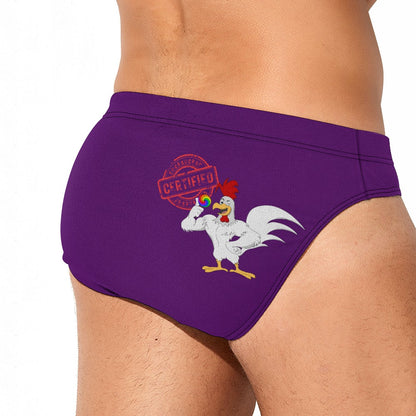 Certified CockSucker Swim Briefs