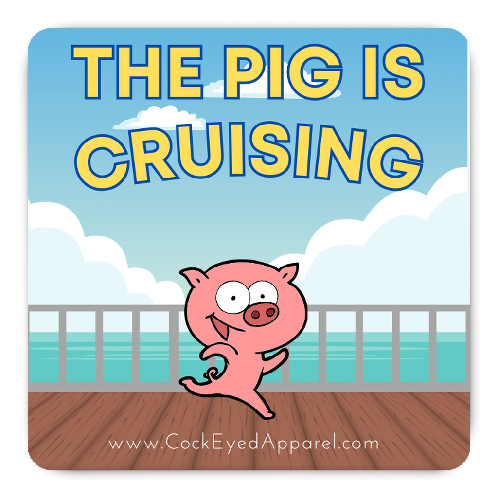 Cruising Pig Magnet Collection