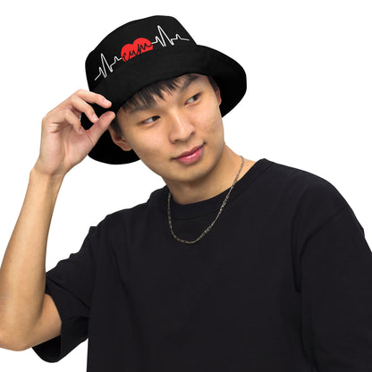 Heartbeat Cum Bucket Hat