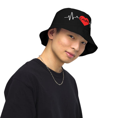 Heartbeat Cum Bucket Hat