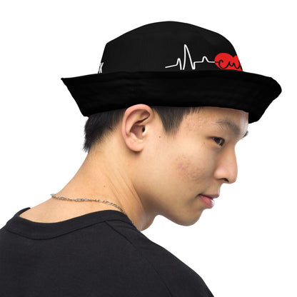 Heartbeat Cum Bucket Hat