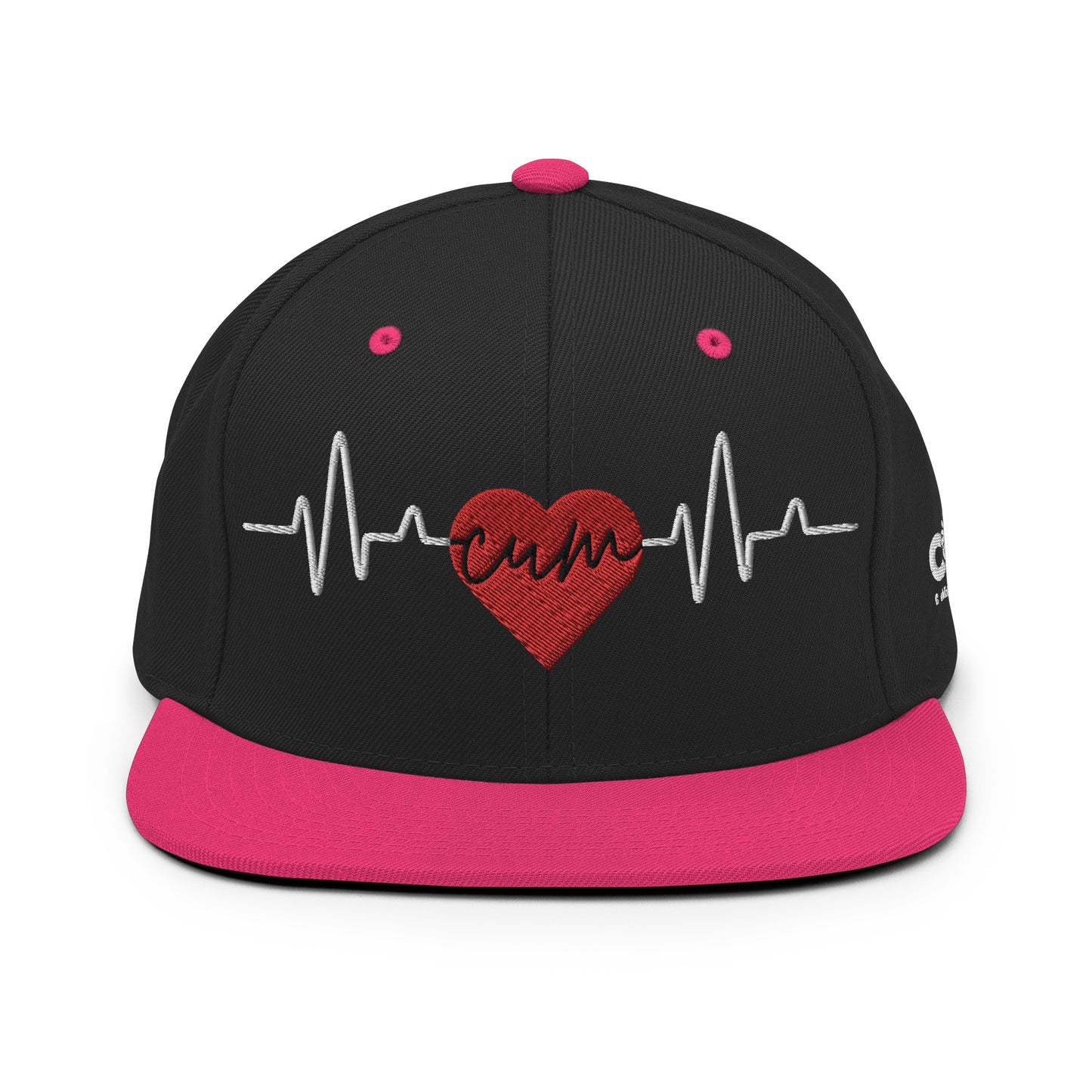 Heartbeat Cum Snapback Hat