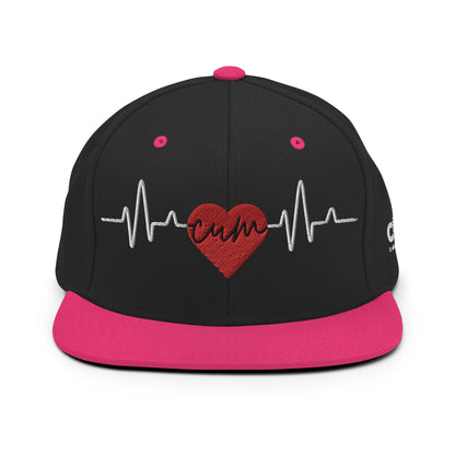 Heartbeat Cum Snapback Hat