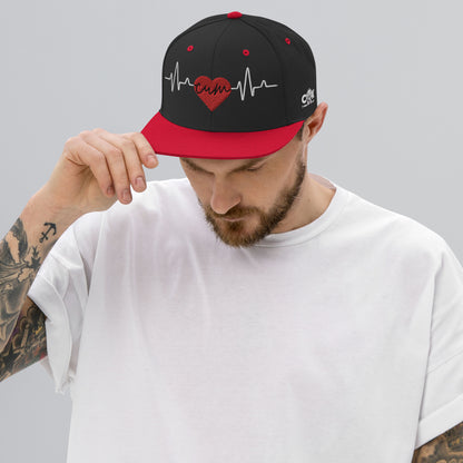 Heartbeat Cum Snapback Hat