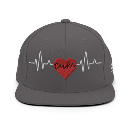 Heartbeat Cum Snapback Hat