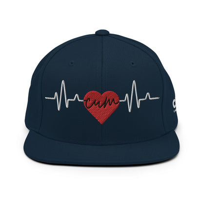 Heartbeat Cum Snapback Hat