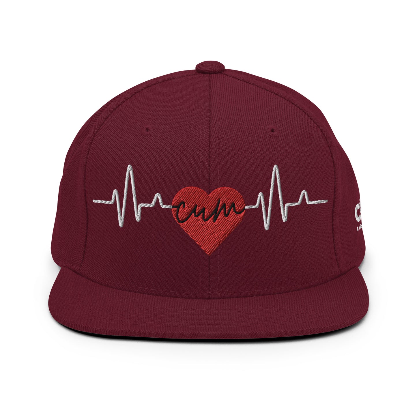 Heartbeat Cum Snapback Hat