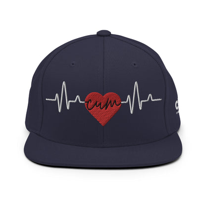 Heartbeat Cum Snapback Hat