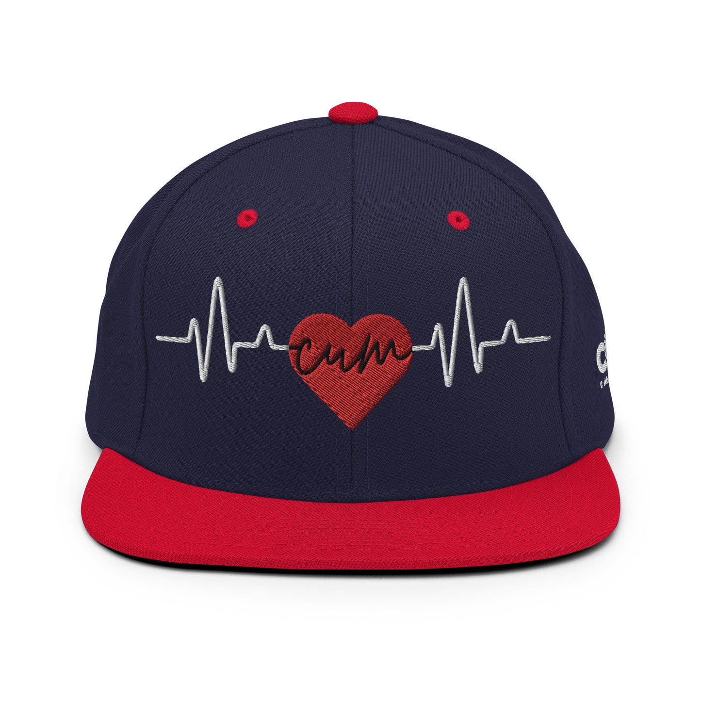 Heartbeat Cum Snapback Hat
