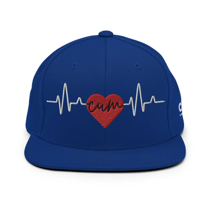 Heartbeat Cum Snapback Hat