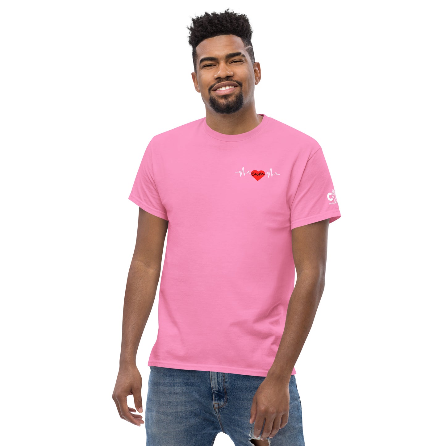 Heartbeat Cum over Heart Tee