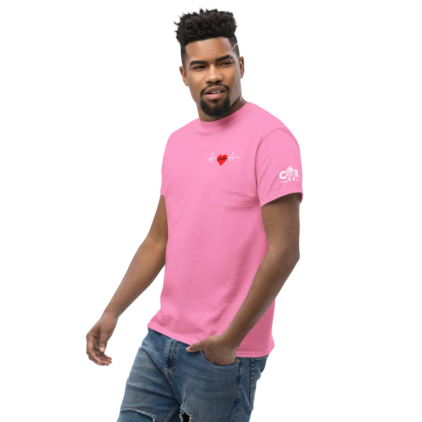 Heartbeat Cum over Heart Tee
