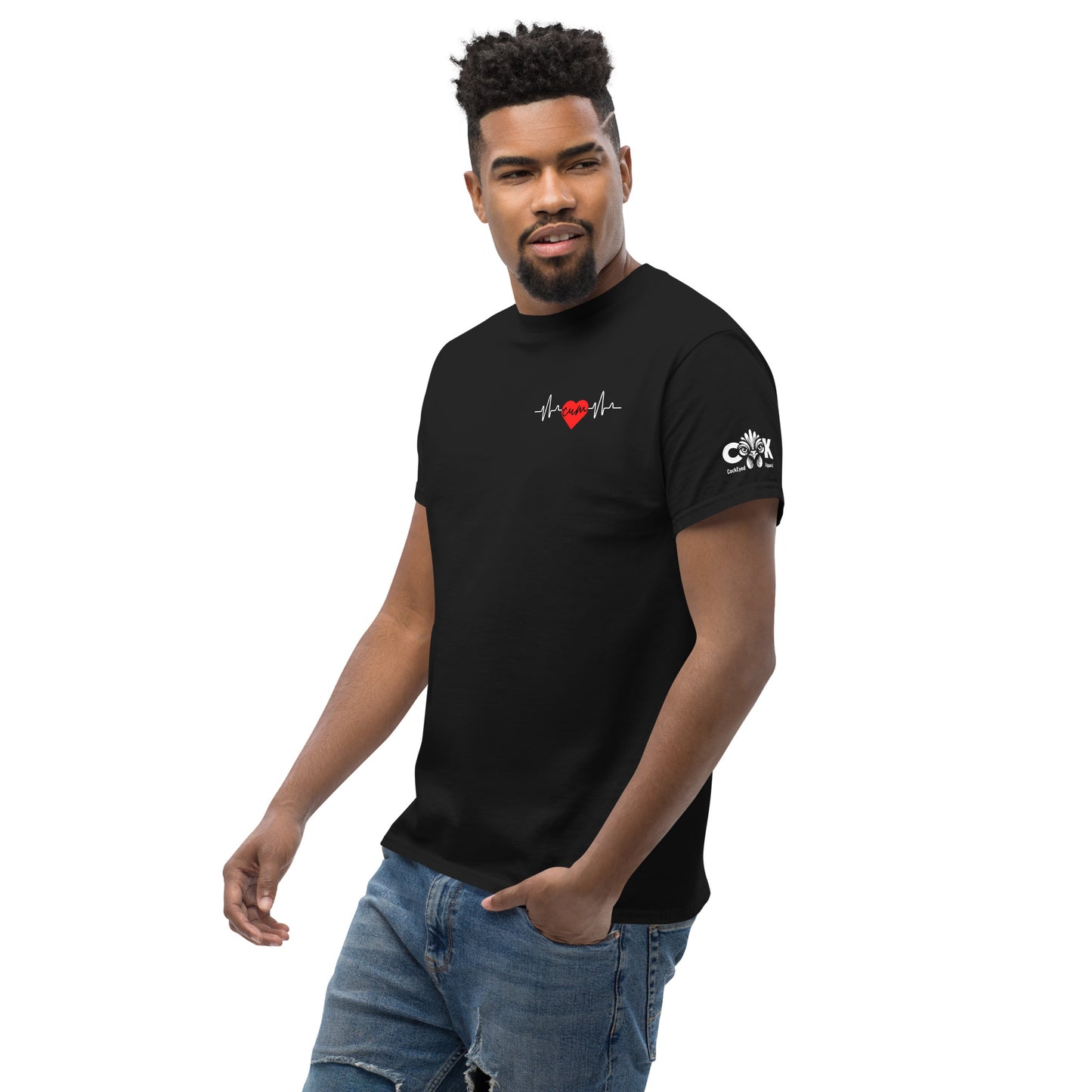 Heartbeat Cum over Heart Tee