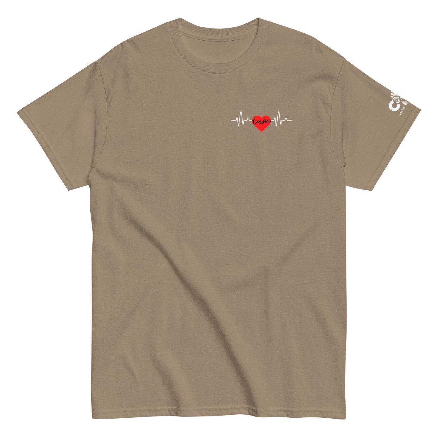 Heartbeat Cum over Heart Tee