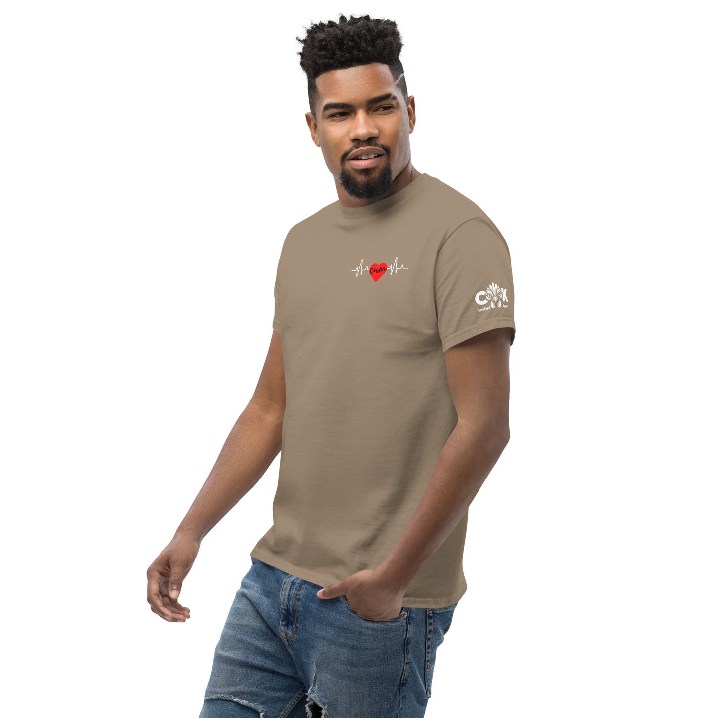 Heartbeat Cum over Heart Tee