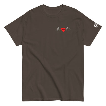 Heartbeat Cum over Heart Tee