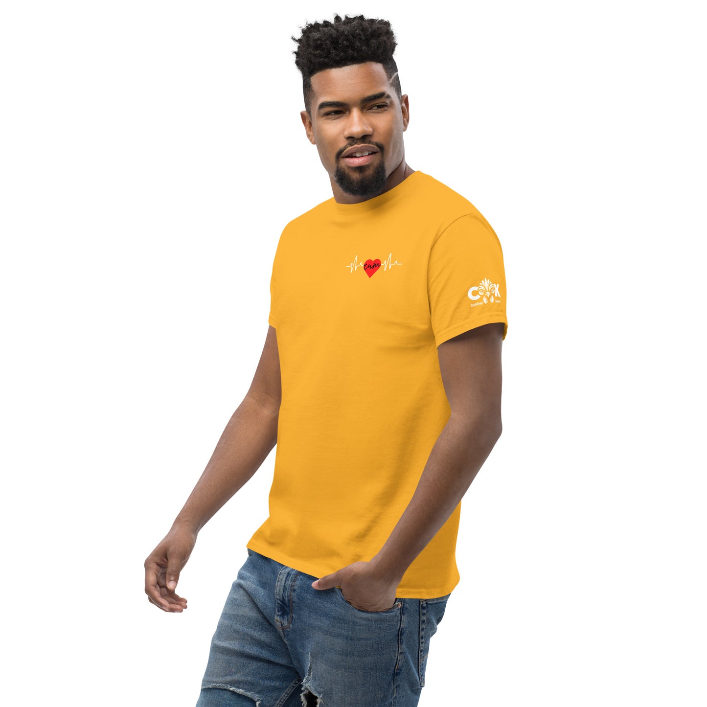 Heartbeat Cum over Heart Tee