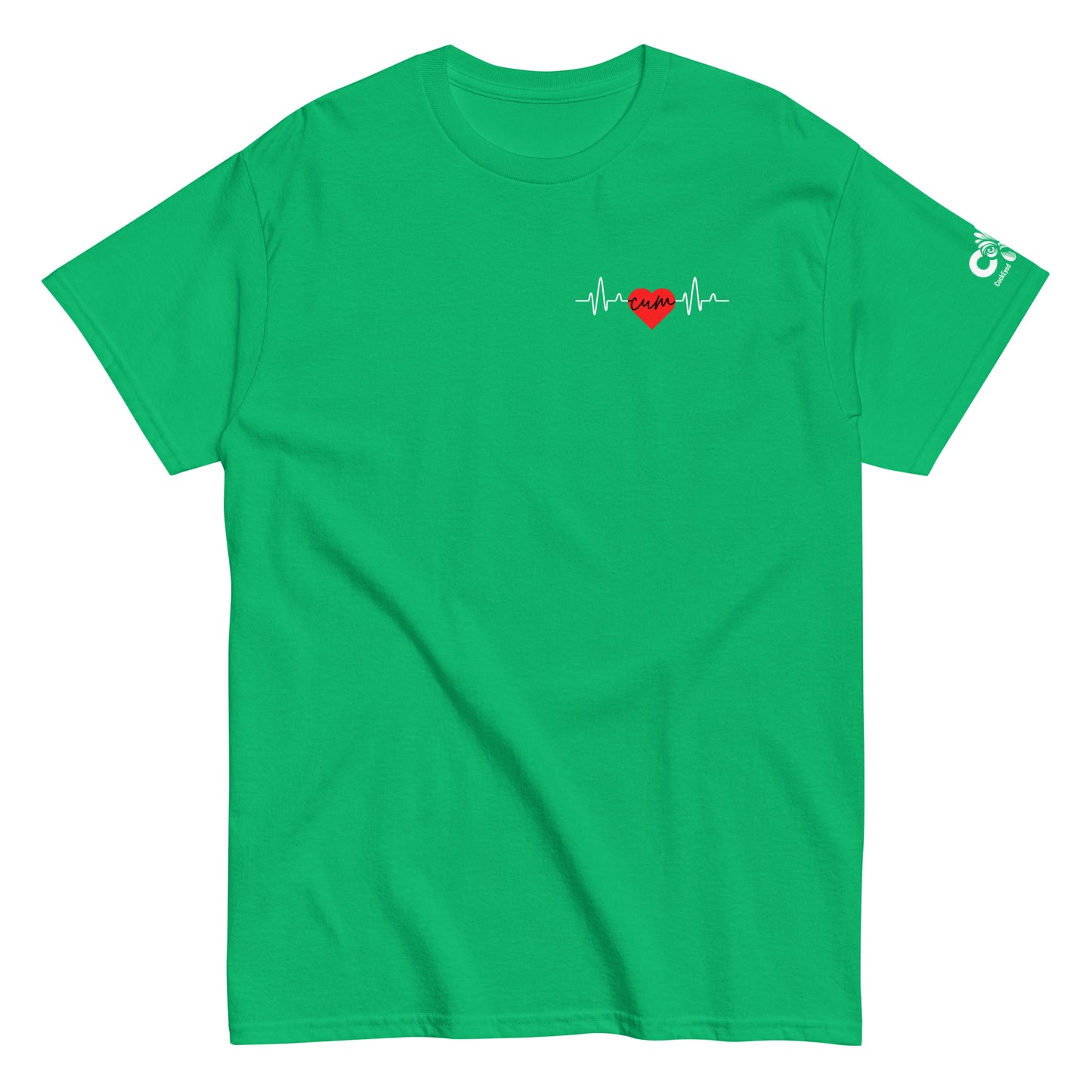 Heartbeat Cum over Heart Tee