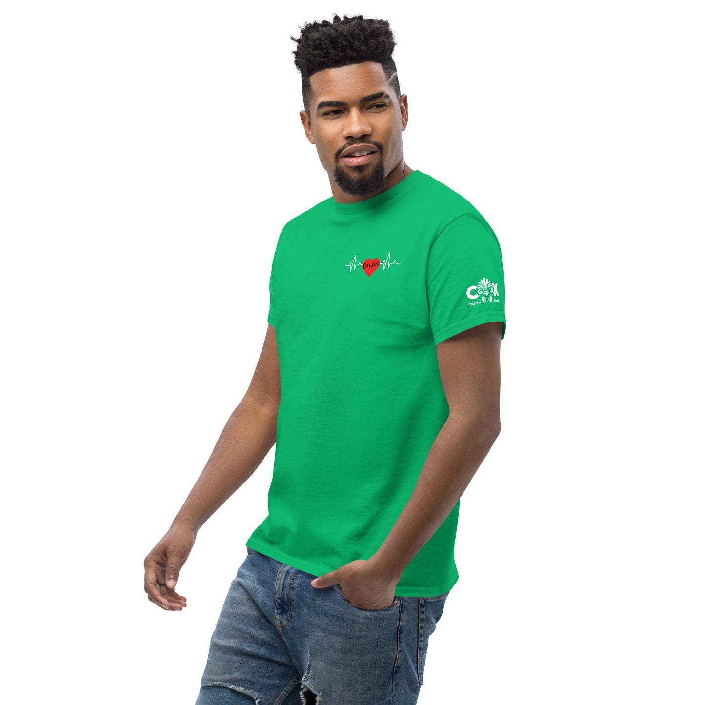 Heartbeat Cum over Heart Tee