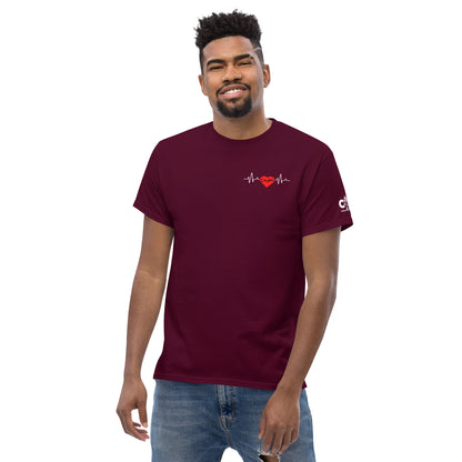Heartbeat Cum over Heart Tee