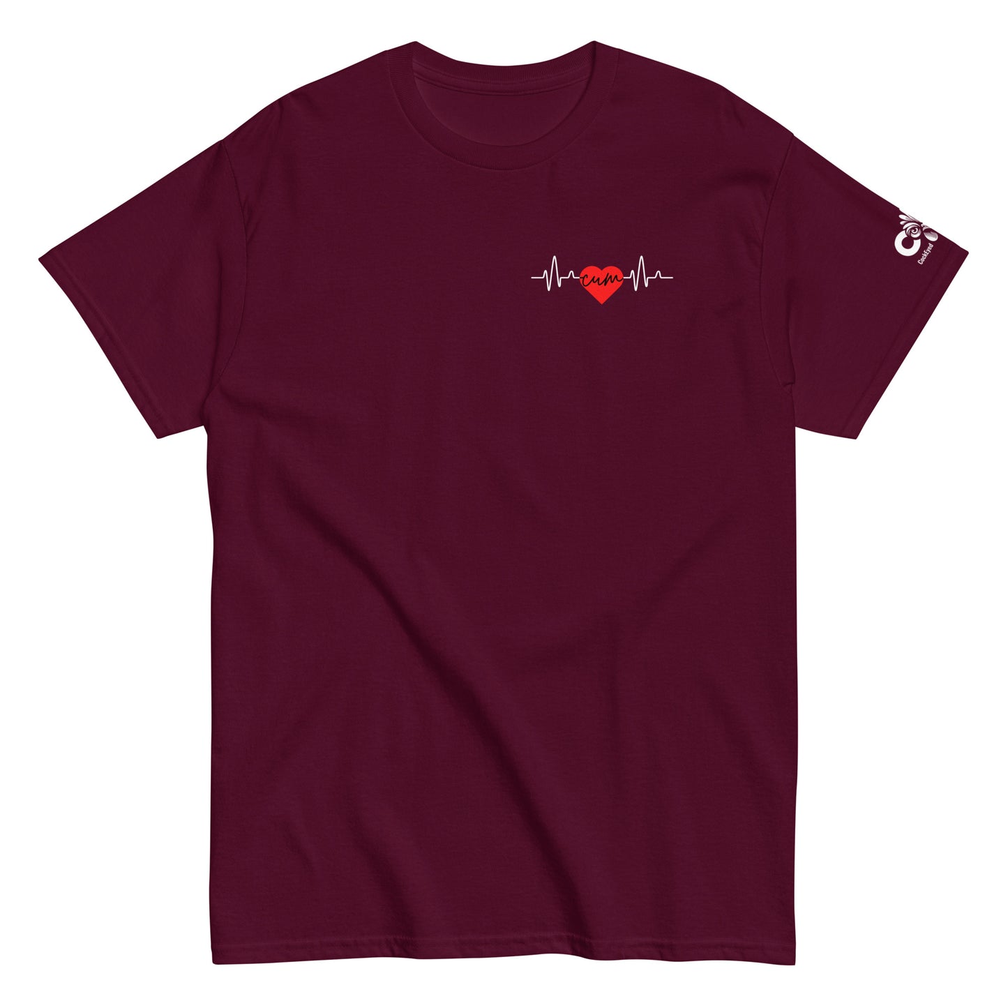 Heartbeat Cum over Heart Tee