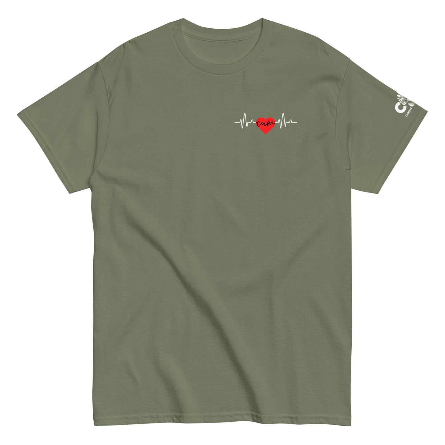 Heartbeat Cum over Heart Tee