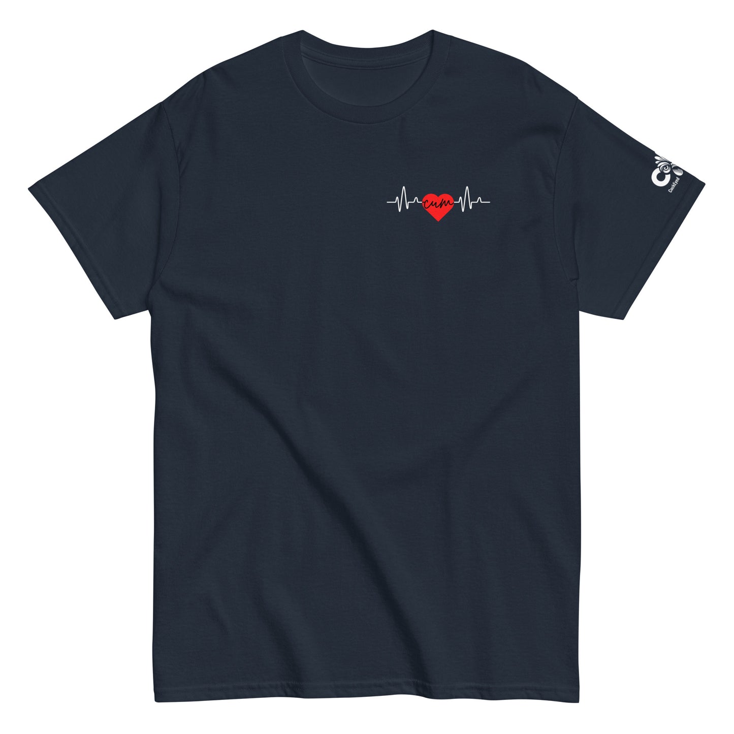 Heartbeat Cum over Heart Tee