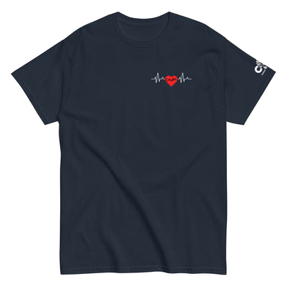 Heartbeat Cum over Heart Tee