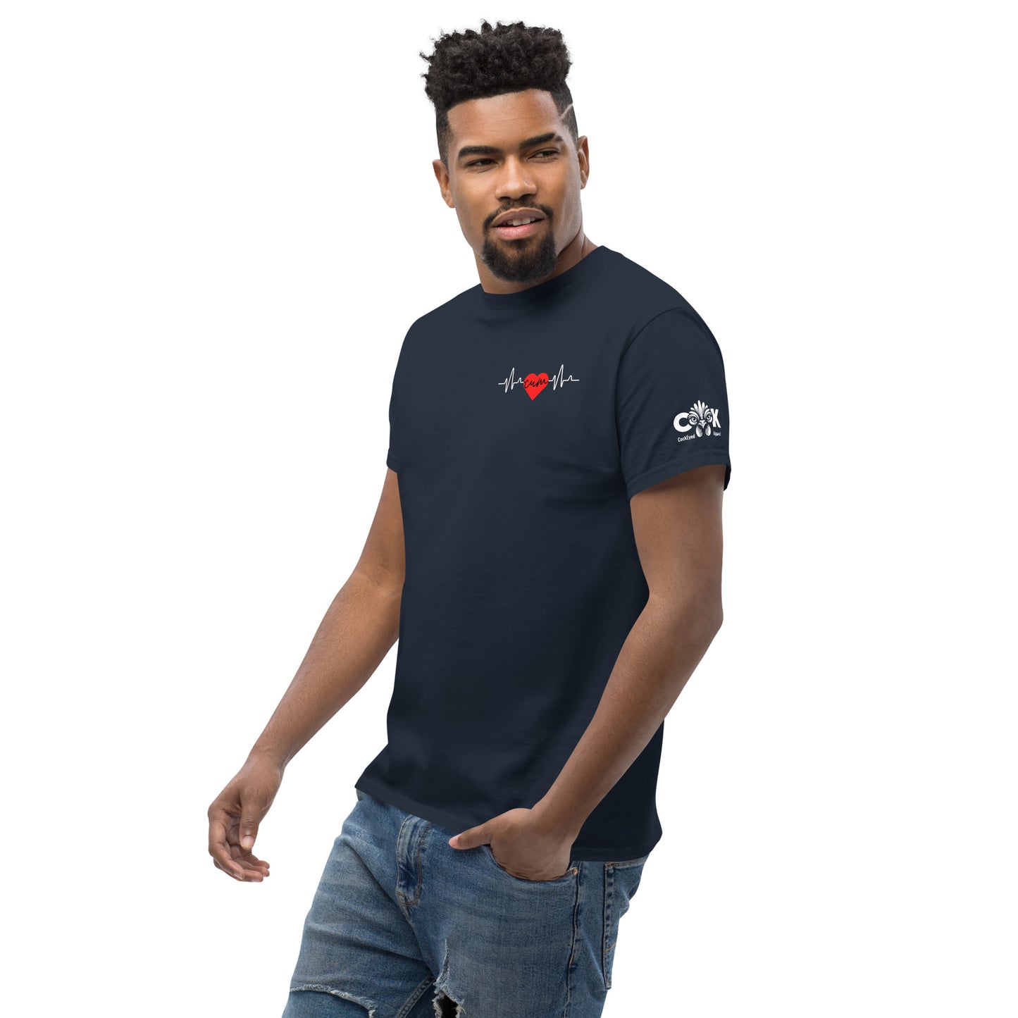 Heartbeat Cum over Heart Tee