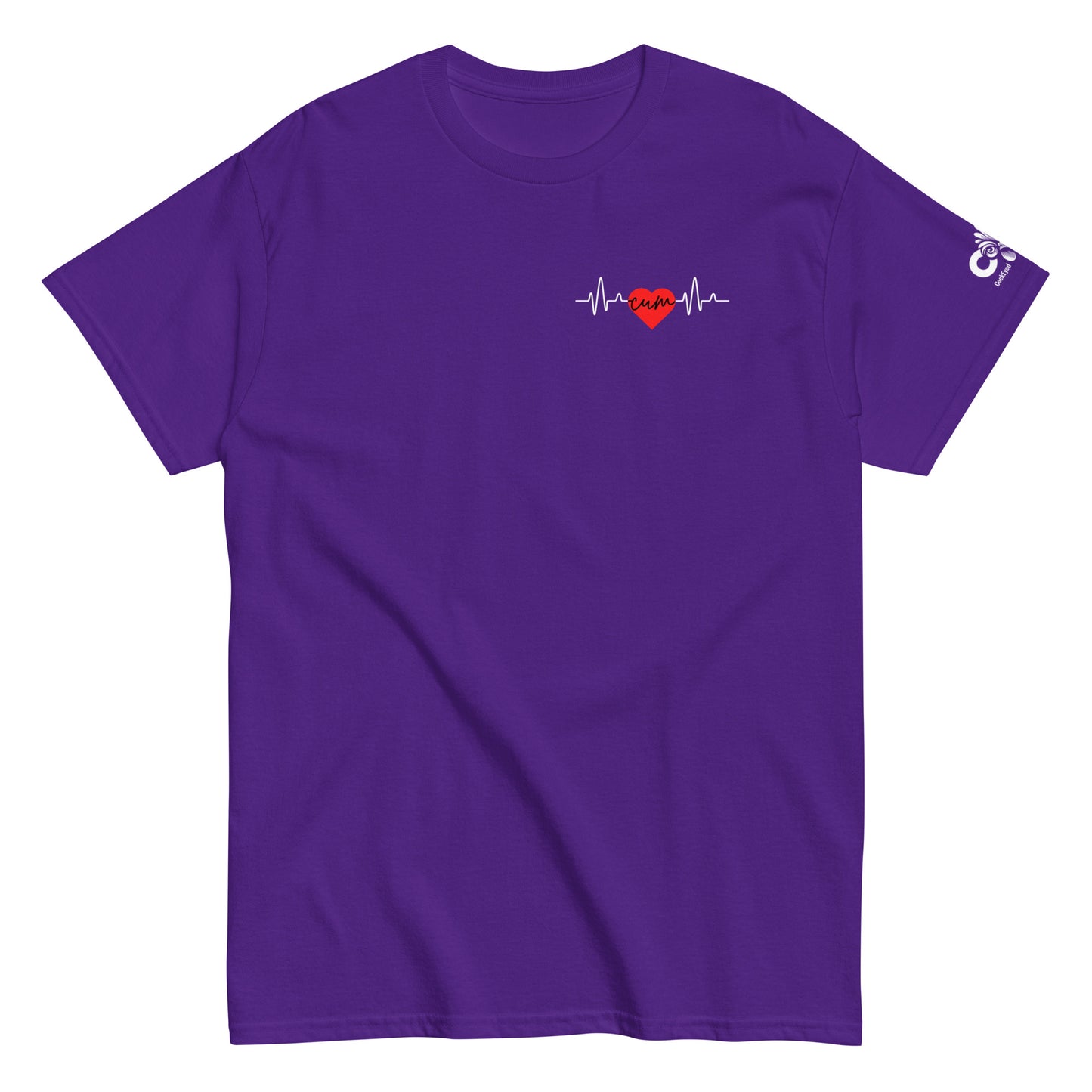 Heartbeat Cum over Heart Tee