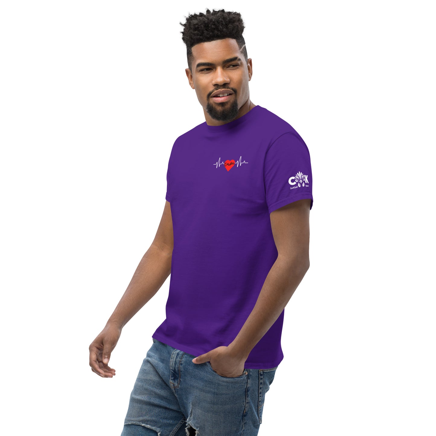 Heartbeat Cum over Heart Tee