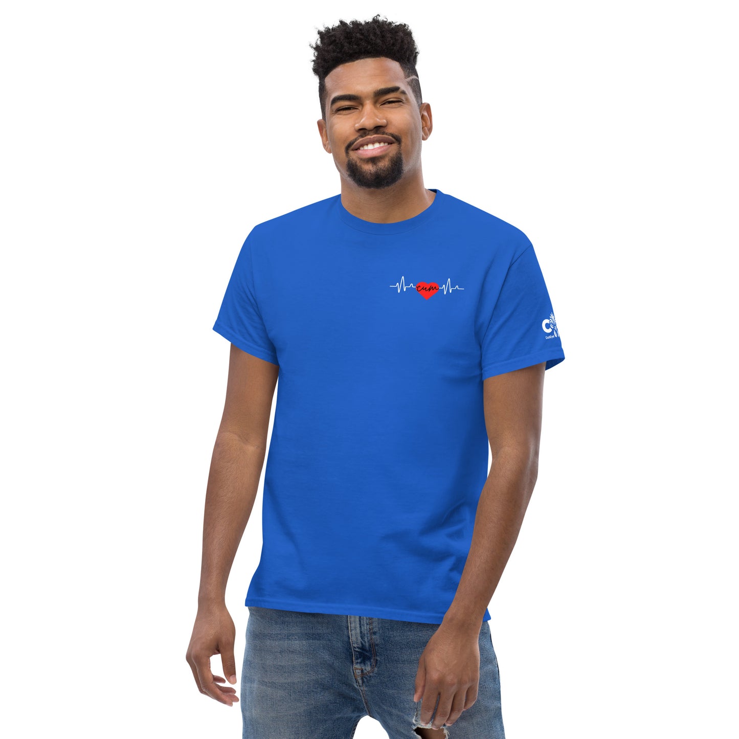 Heartbeat Cum over Heart Tee
