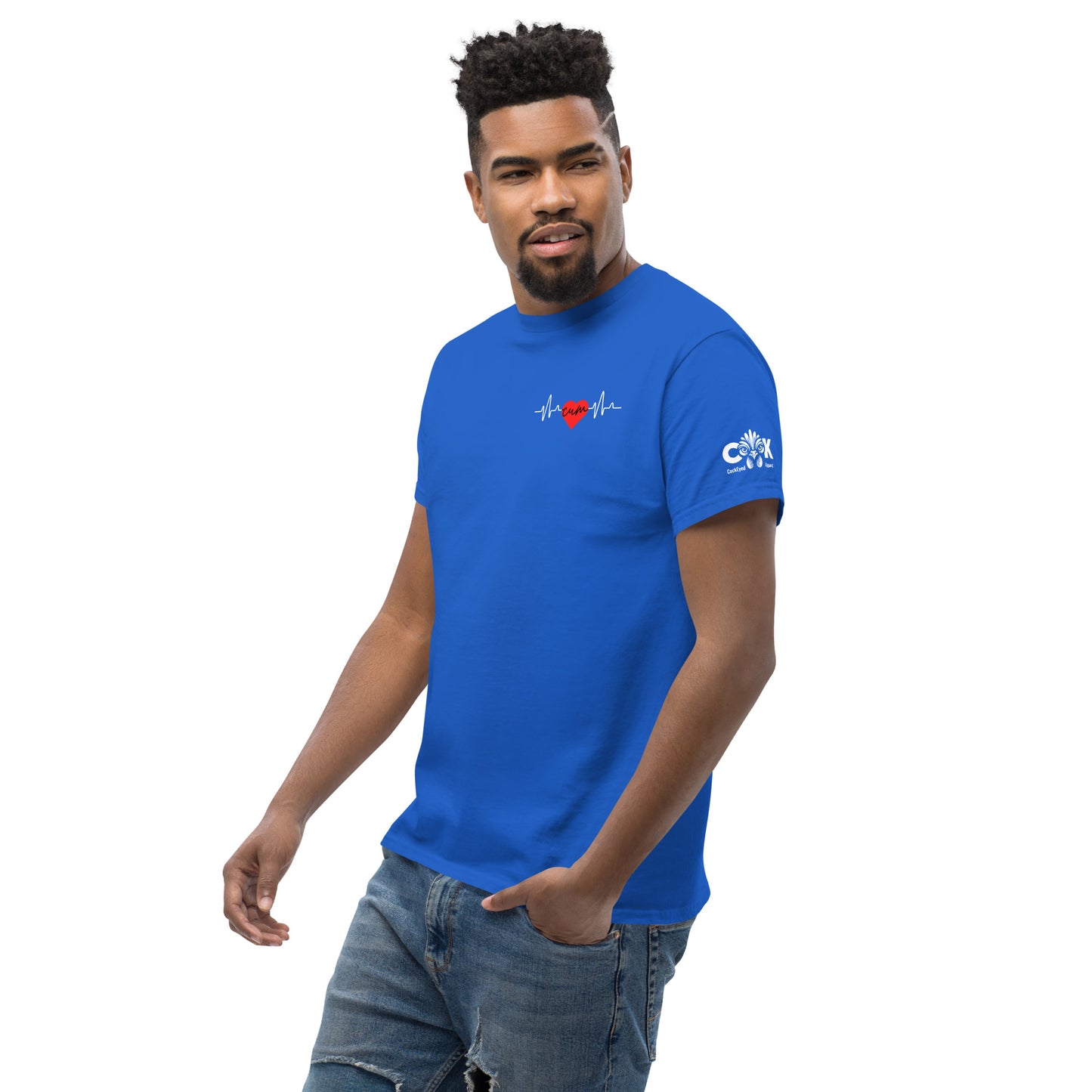 Heartbeat Cum over Heart Tee