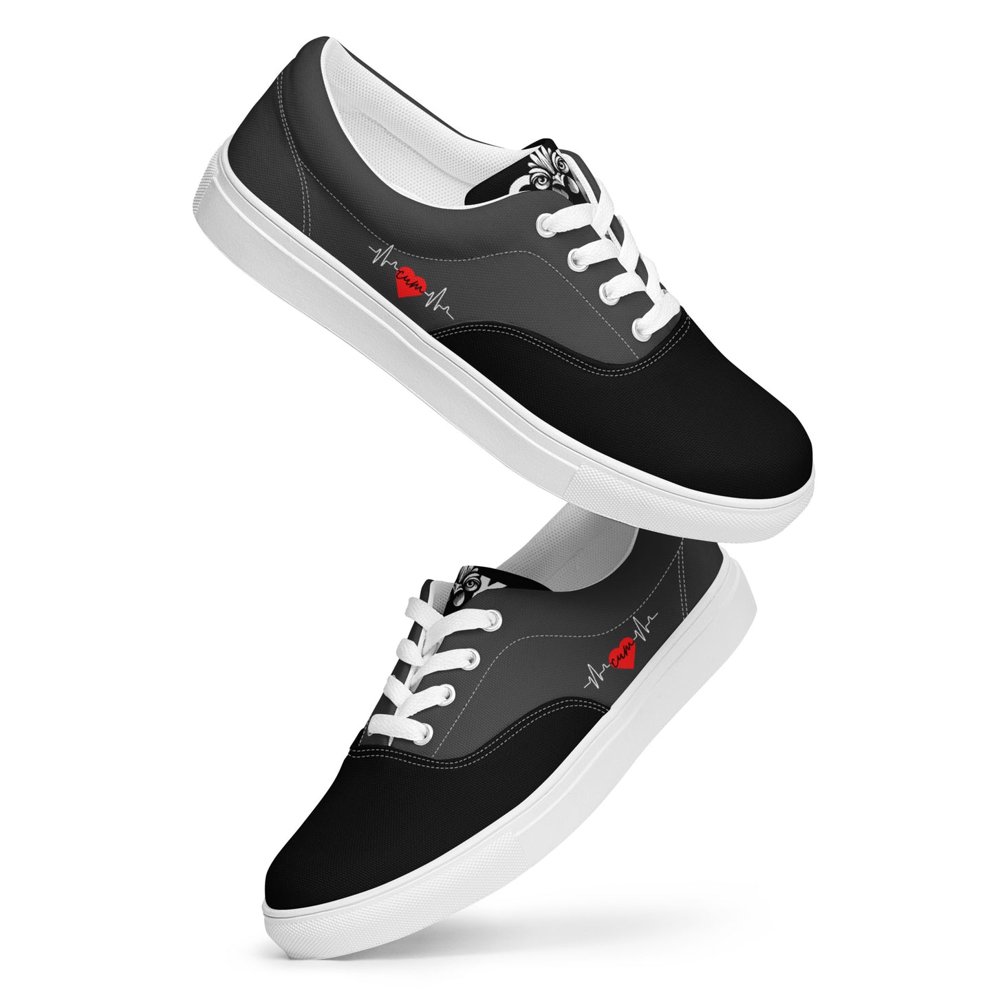 Heartbeat Cum Canvas Shoes