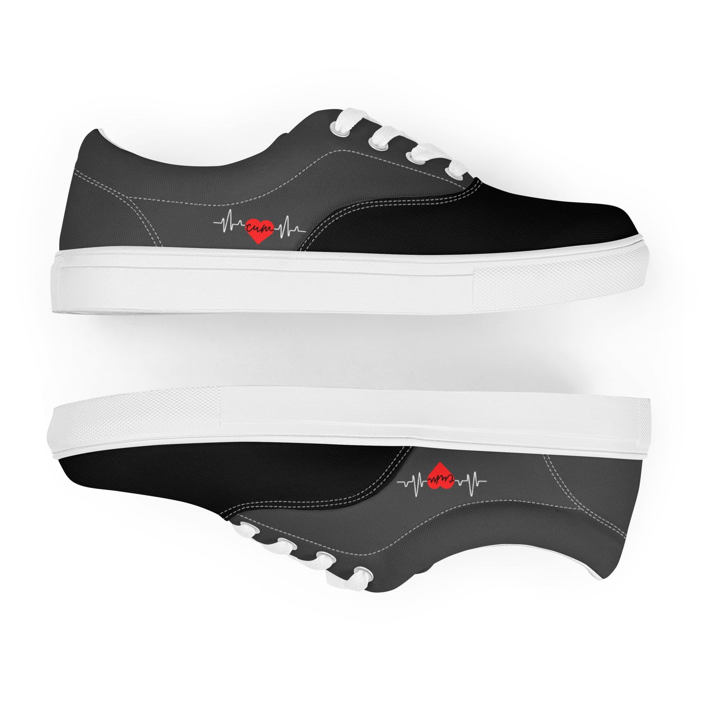 Heartbeat Cum Canvas Shoes